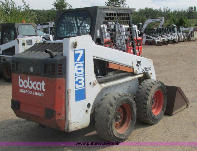 image for item K6628 1997 Bobcat 763 skid steer