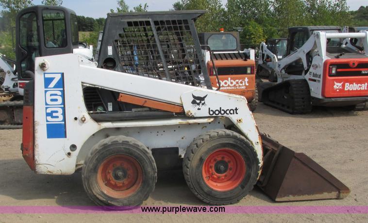 image for item K6628 1997 Bobcat 763 skid steer