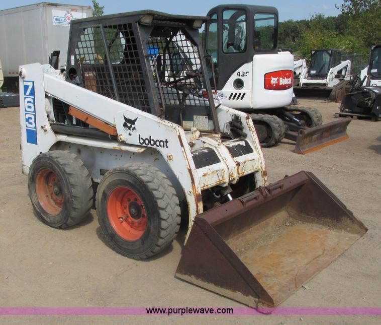image for item K6628 1997 Bobcat 763 skid steer