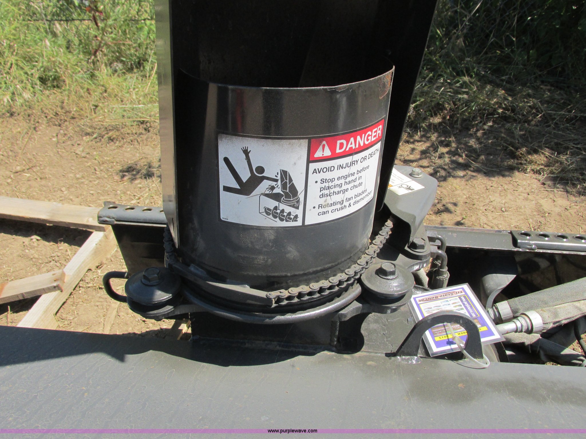 Bobcat SB200X60 skid steer snow blower in Hudson, WI | Item K6531 sold | Purple Wave