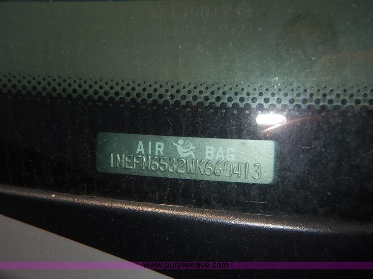 image for item J3590 1998 Mercury Mystique