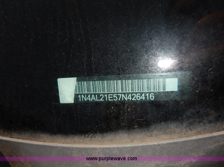 image for item J3612 2007 Nissan Altima