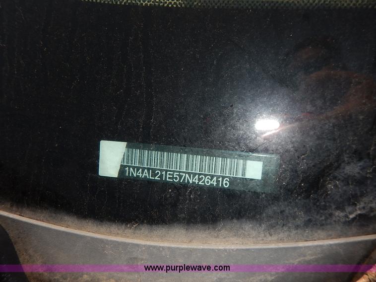 image for item J3612 2007 Nissan Altima