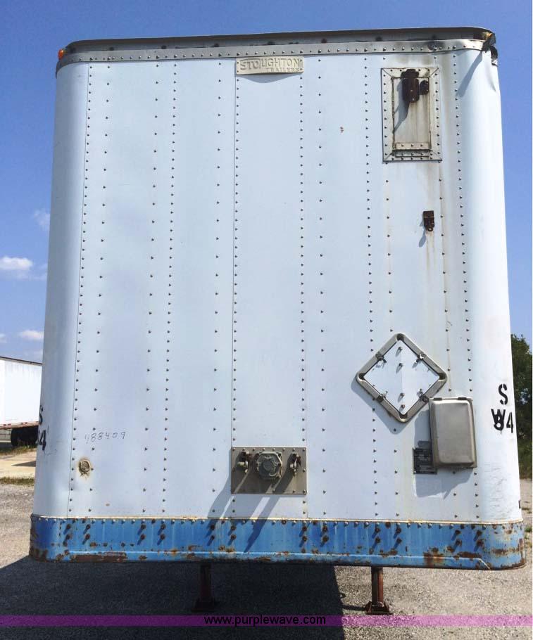 image for item D1678 1986 Stoughton dry van trailer