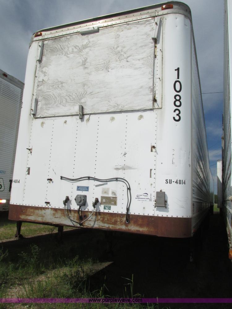 image for item H1250 1986 American A453W dry van trailer