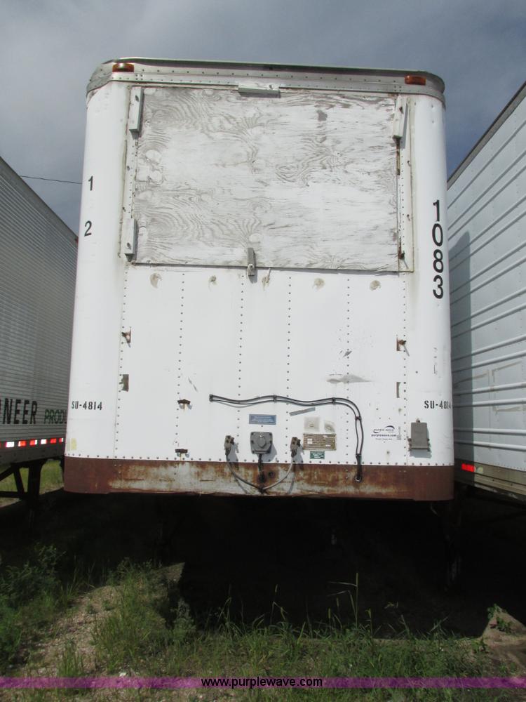 image for item H1250 1986 American A453W dry van trailer