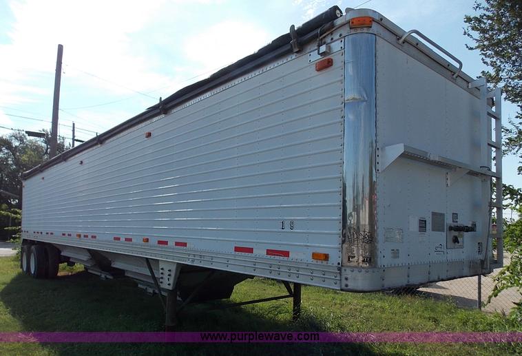 image for item J2704 1999 Timpte double hopper grain trailer