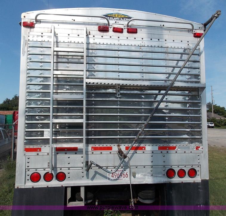 image for item J2704 1999 Timpte double hopper grain trailer