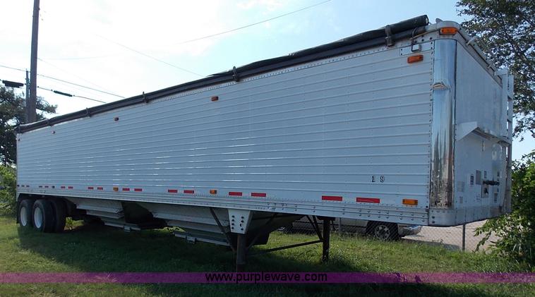 image for item J2704 1999 Timpte double hopper grain trailer