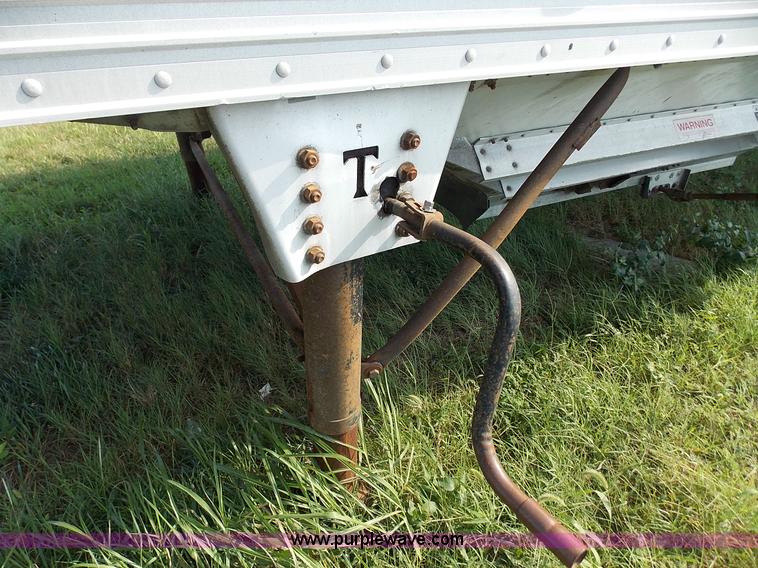 image for item J2704 1999 Timpte double hopper grain trailer