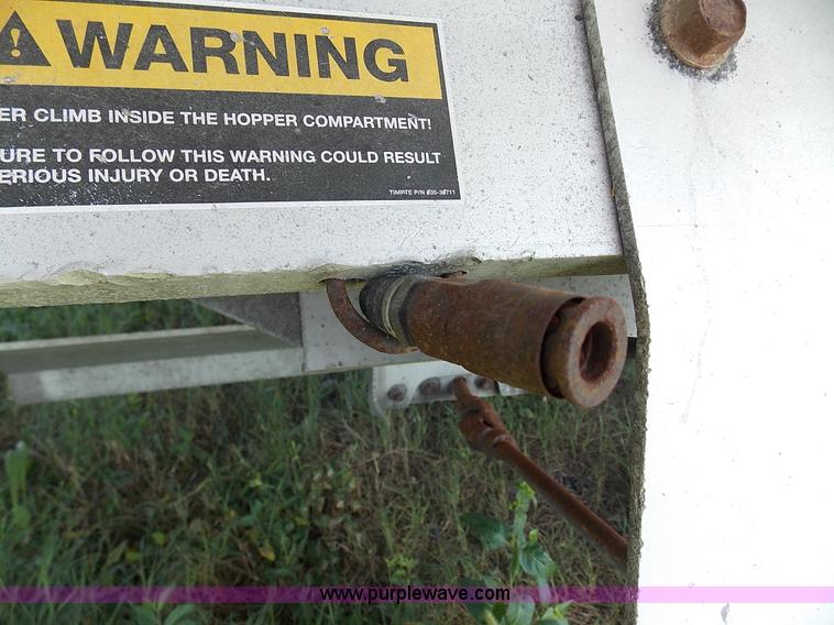 image for item J2704 1999 Timpte double hopper grain trailer