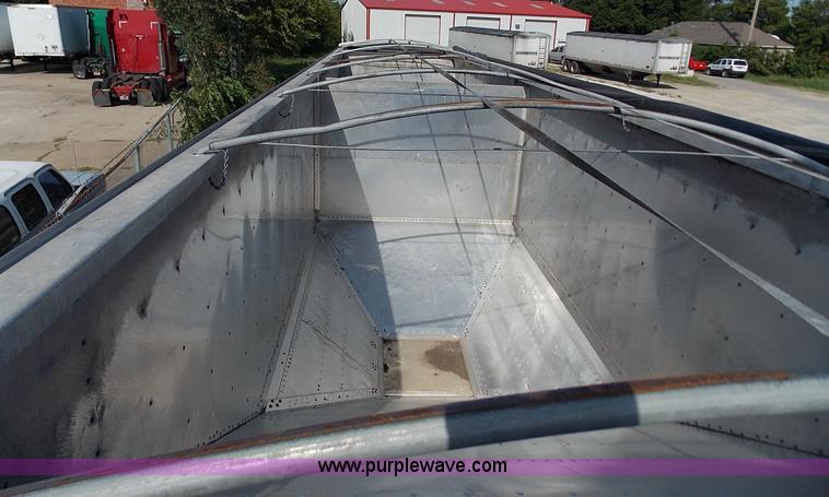 image for item J2704 1999 Timpte double hopper grain trailer