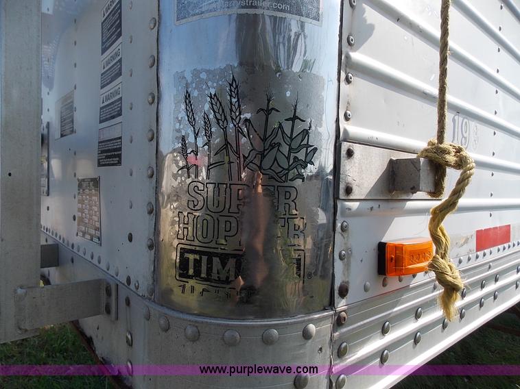 image for item J2704 1999 Timpte double hopper grain trailer