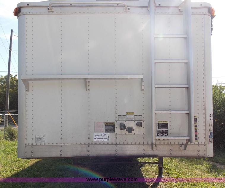 image for item J2705 2007 Timpte double hopper grain trailer