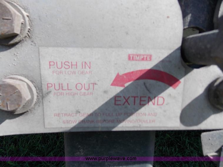 image for item J2705 2007 Timpte double hopper grain trailer