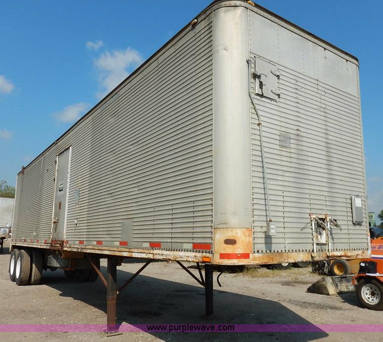 image for item J6446 1962 dry van trailer