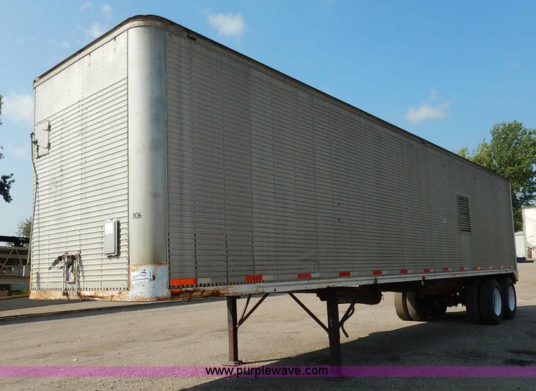 image for item J6446 1962 dry van trailer