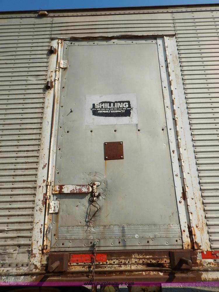 image for item J6446 1962 dry van trailer