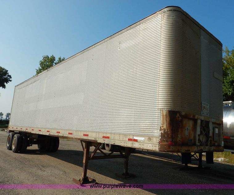 image for item K1597 1970 Fruehauf FBZ9F240 dry van trailer