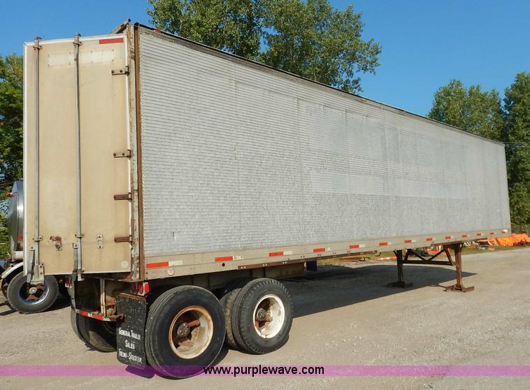 image for item K1597 1970 Fruehauf FBZ9F240 dry van trailer