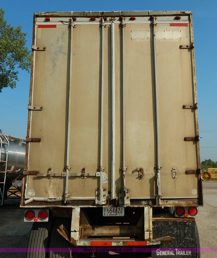 image for item K1597 1970 Fruehauf FBZ9F240 dry van trailer