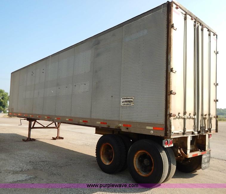 image for item K1597 1970 Fruehauf FBZ9F240 dry van trailer