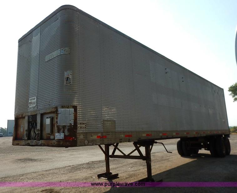 image for item K1597 1970 Fruehauf FBZ9F240 dry van trailer