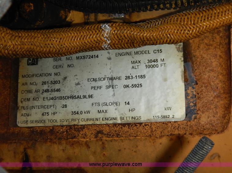 image for item K1609 2007 Peterbilt 379 semi truck