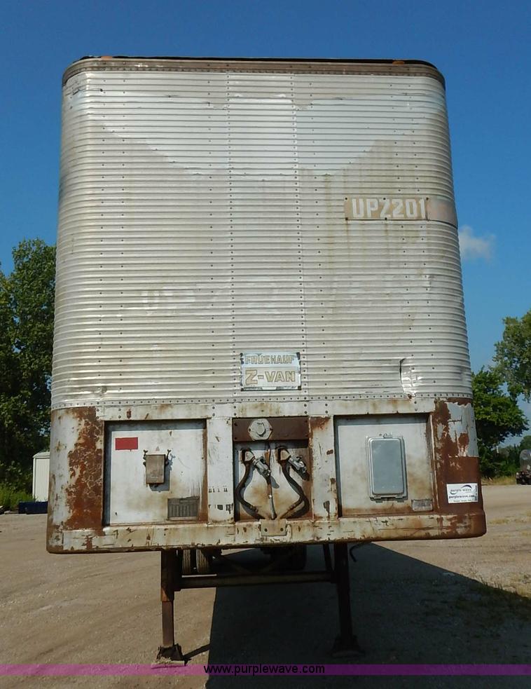 image for item K1628 1969 Fruehauf FBZ9F240 dry van trailer