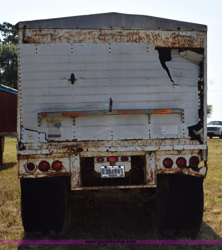 image for item K6191 1983 Timpte double hopper grain trailer