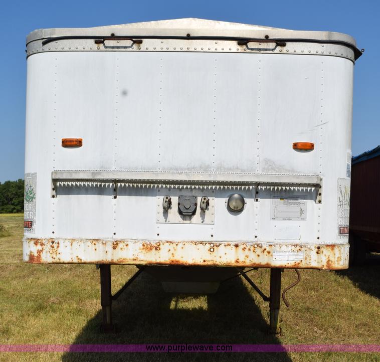 image for item K6191 1983 Timpte double hopper grain trailer