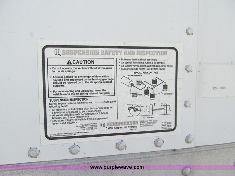 image for item K6325 2005 Great Dane 7411TP-SA dry van trailer