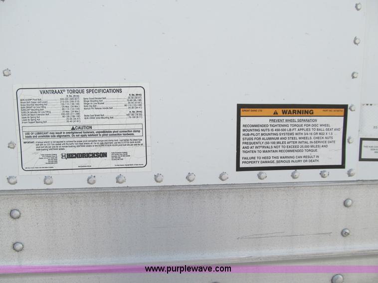 image for item K6325 2005 Great Dane 7411TP-SA dry van trailer