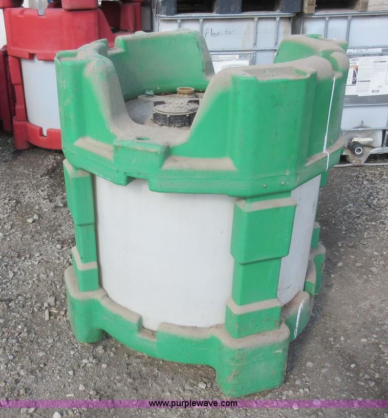 image for item AX9398 (3) 120 gallon poly tanks