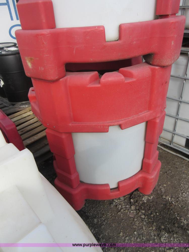 image for item AX9398 (3) 120 gallon poly tanks