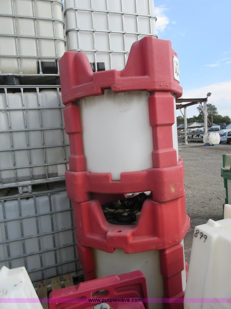 image for item AX9398 (3) 120 gallon poly tanks