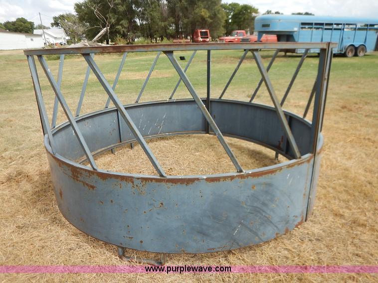 image for item BH9976 (2) round hay bale feeders