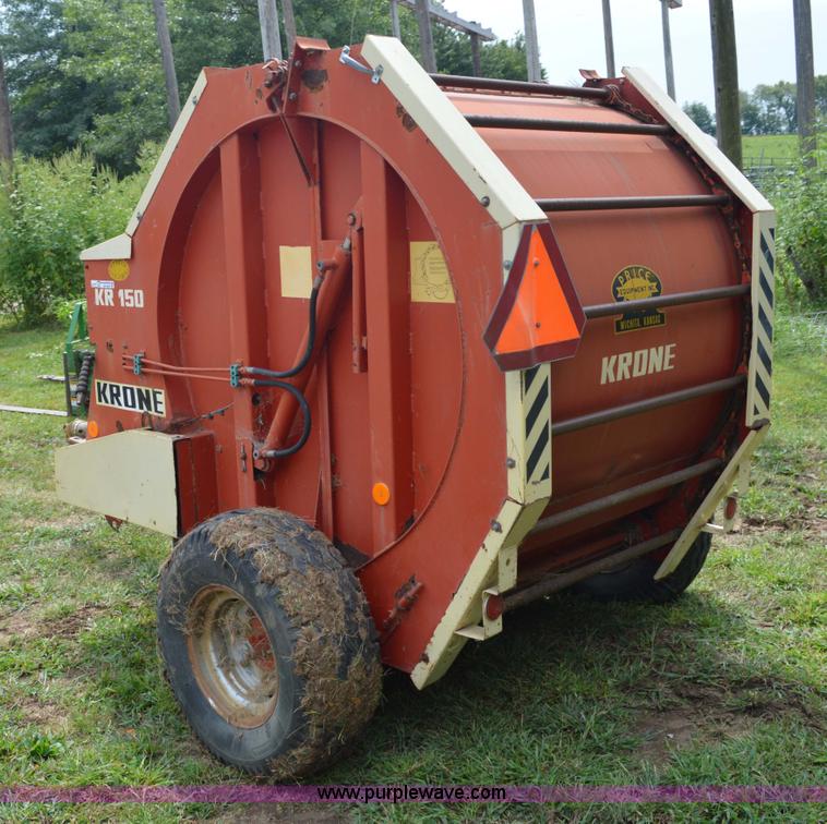 image for item BR9900 Krone RR150 round baler