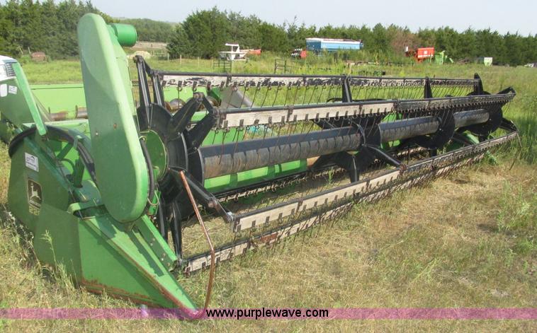 image for item H1212 John Deere 220 bean head
