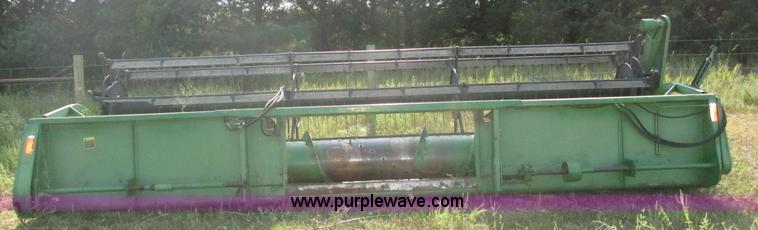 image for item H1212 John Deere 220 bean head