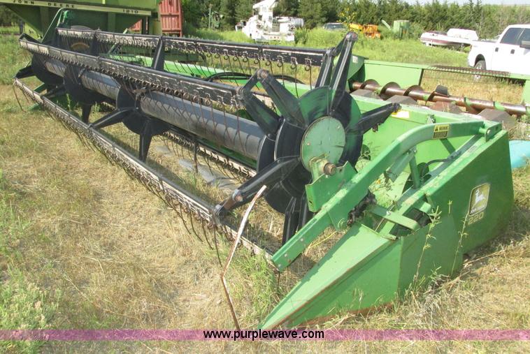 image for item H1212 John Deere 220 bean head