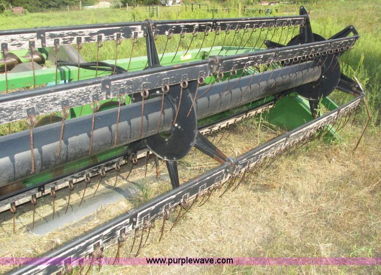 image for item H1212 John Deere 220 bean head