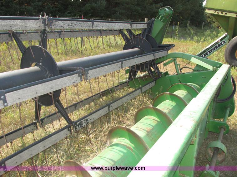 image for item H1212 John Deere 220 bean head
