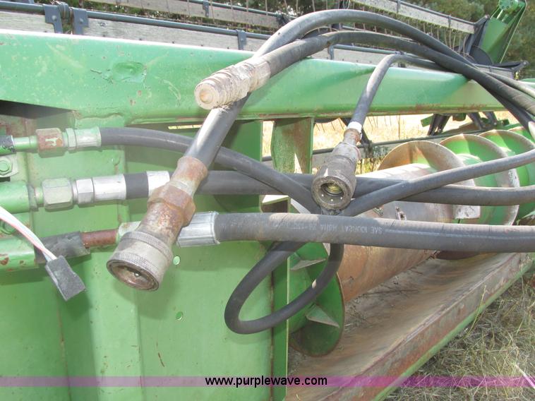 image for item H1212 John Deere 220 bean head