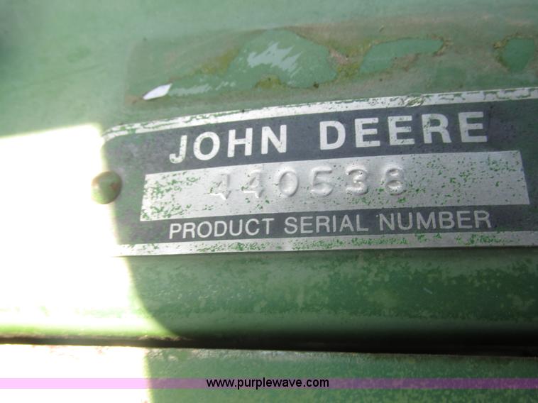 image for item H1212 John Deere 220 bean head