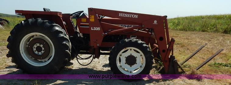 image for item J6470 Fiat Hesston DT60-66 MFWD tractor