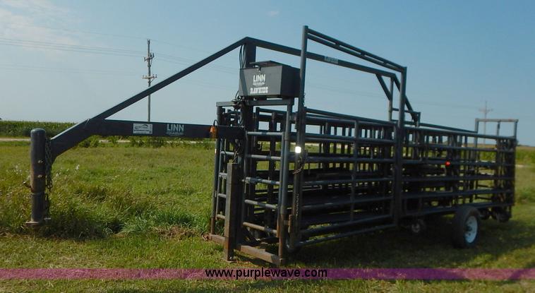 image for item J6473 Linn Rawhide gooseneck portable corral