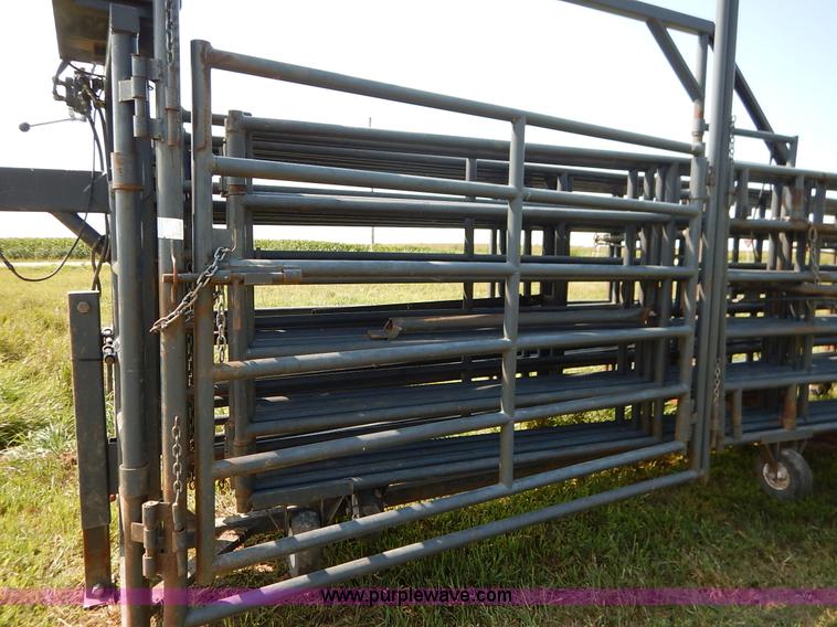 image for item J6473 Linn Rawhide gooseneck portable corral