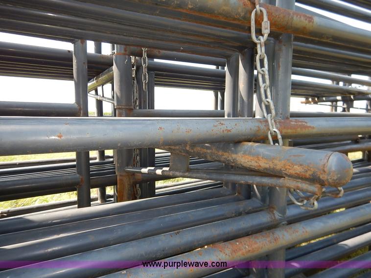 image for item J6473 Linn Rawhide gooseneck portable corral