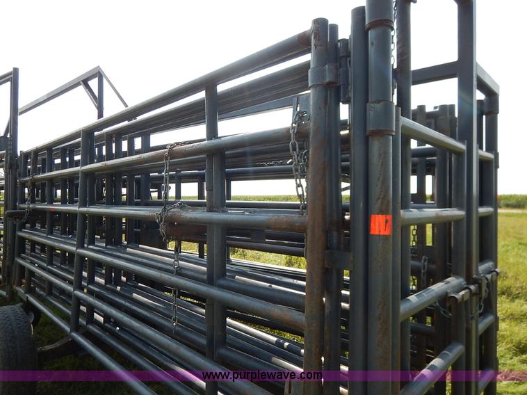 image for item J6473 Linn Rawhide gooseneck portable corral